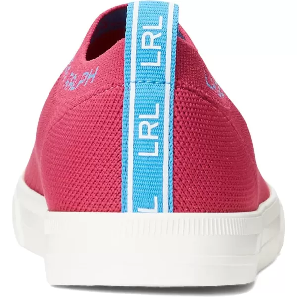 Lauren Ralph Lauren Jordyn SlipOn Sneaker  Breathable Classic Round Toe Pullon Flat Canvas Shoes for WomenSport PinkBlaze Ocean