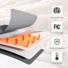 imageElectric Blanket Queen Size Heated Blanket with 5 Heat Settings ampamp 10 Timer Settings Super Soft Cozy Sherpa Blanket with Fast Heating for Home Office Use 84 x 90 Inches BeigeBeige