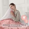 imageElectric Blanket Queen Size Heated Blanket with 5 Heat Settings ampamp 10 Timer Settings Super Soft Cozy Sherpa Blanket with Fast Heating for Home Office Use 84 x 90 Inches BeigeBaby Pink
