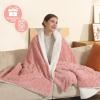imageElectric Blanket Queen Size Heated Blanket with 5 Heat Settings ampamp 10 Timer Settings Super Soft Cozy Sherpa Blanket with Fast Heating for Home Office Use 84 x 90 Inches BeigeBaby Pink