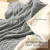 imageElectric Blanket Queen Size Heated Blanket with 5 Heat Settings ampamp 10 Timer Settings Super Soft Cozy Sherpa Blanket with Fast Heating for Home Office Use 84 x 90 Inches BeigeGray