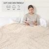imageElectric Blanket Queen Size Heated Blanket with 5 Heat Settings ampamp 10 Timer Settings Super Soft Cozy Sherpa Blanket with Fast Heating for Home Office Use 84 x 90 Inches BeigeLight Khaki