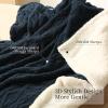 imageElectric Blanket Queen Size Heated Blanket with 5 Heat Settings ampamp 10 Timer Settings Super Soft Cozy Sherpa Blanket with Fast Heating for Home Office Use 84 x 90 Inches BeigeNavy Blue