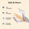 imageElectric Blanket Queen Size Heated Blanket with 5 Heat Settings ampamp 10 Timer Settings Super Soft Cozy Sherpa Blanket with Fast Heating for Home Office Use 84 x 90 Inches BeigeDark Gray