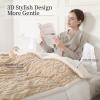 imageElectric Blanket Queen Size Heated Blanket with 5 Heat Settings ampamp 10 Timer Settings Super Soft Cozy Sherpa Blanket with Fast Heating for Home Office Use 84 x 90 Inches BeigeBeige