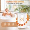 imageTowels Warmer for Bathroom Hot Tub Large Towel Warmer Bucket with Timer and Fragrance Disc Fits Up to Two 40quotX70quot Oversized Towels Blanket Clothes and Robe for Single or Double White