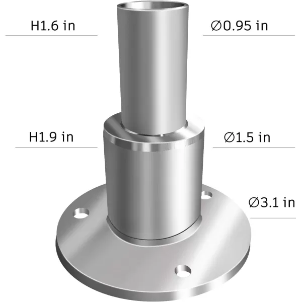 imageKXKZREN 316 Stainless Steel Straight Thru Hull Exhaust Marine Grade CorrosionResistant Fit for 24mm Tube Pipe Socket Hardware Used for Diesel Parking HeatersStraight Thru Hull Exhaust Skin