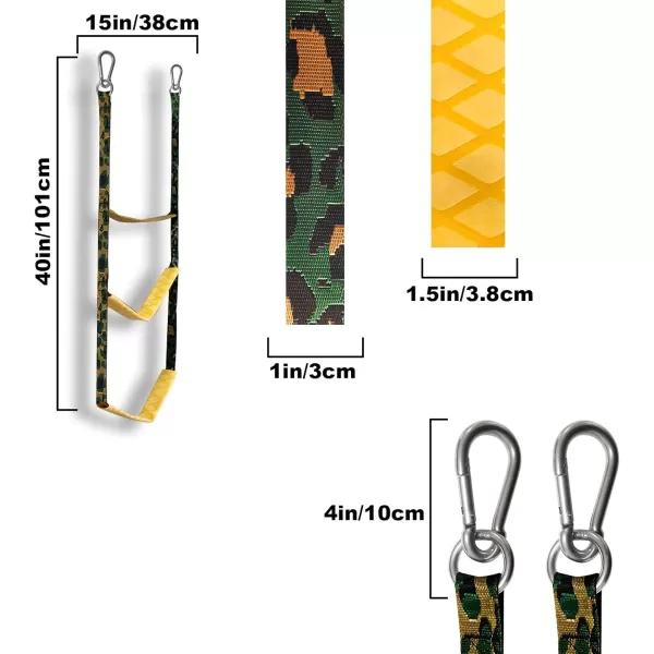 imageKXKZREN Boat Ladder Portable Rope Boarding Ladder Swim Ladder for Boat Pontoon Kayak Motorboat Canoeing Sailboat Outdoor Climbing Ladders 3 step 4 step 5 step Available