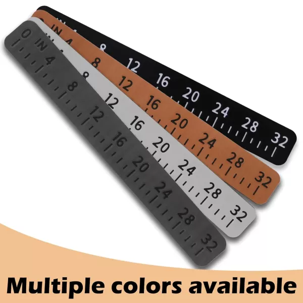 imageKXKZREN Foam Fish RulerStrong Adhesive Backing  32quot 40quot Fishing Measurement ToolWaterproof and Easy to Cleanfor Fishing Boats Yacht Coolers ampamp KayaksBlack