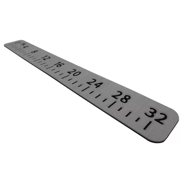 imageKXKZREN Foam Fish RulerStrong Adhesive Backing  32quot 40quot Fishing Measurement ToolWaterproof and Easy to Cleanfor Fishing Boats Yacht Coolers ampamp KayaksLight Gray
