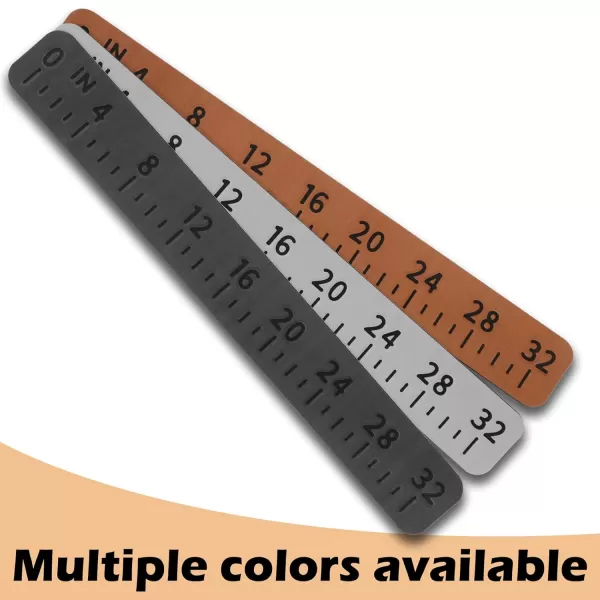 imageKXKZREN Foam Fish RulerStrong Adhesive Backing  32quot 40quot Fishing Measurement ToolWaterproof and Easy to Cleanfor Fishing Boats Yacht Coolers ampamp KayaksLight Brown