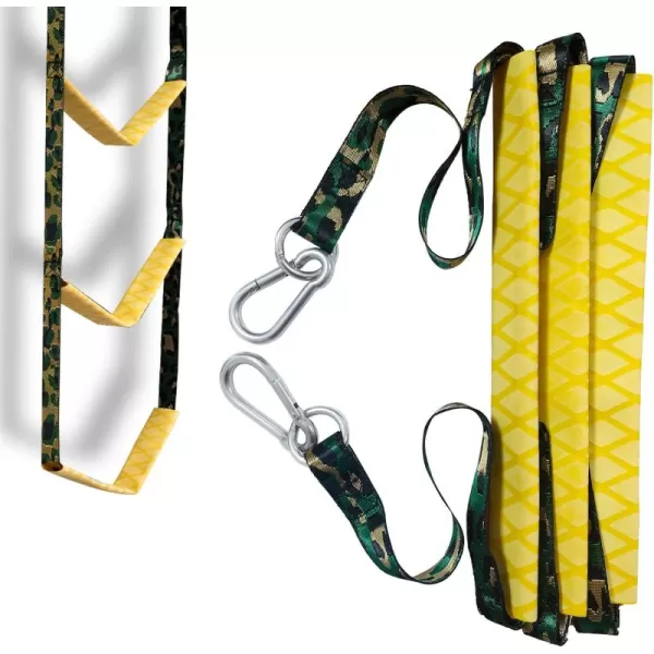 imageKXKZREN Boat Ladder Portable Rope Boarding Ladder Swim Ladder for Boat Pontoon Kayak Motorboat Canoeing Sailboat Outdoor Climbing Ladders 3 step 4 step 5 step Available