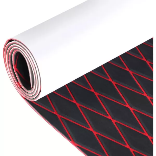 Black with Red Seam ( Matchable Diamond )