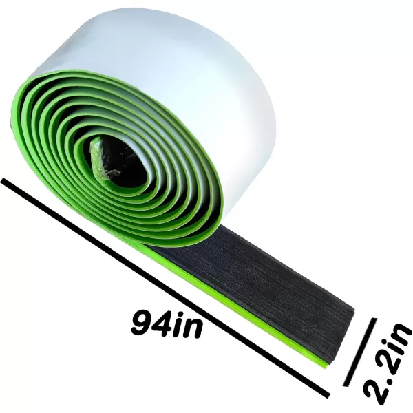 imageKXKZREN Boat Flooring EVA Foam Decking Sheet Faux Teak Marine Mat Marine Carpet Cooler Tops NonSlip SelfAdhesive Flooring for Motorboat RV Yacht Kayak Swim Platform 94quot x 47quot44quot35quot23quot16quotBlack With Greenborder Strip