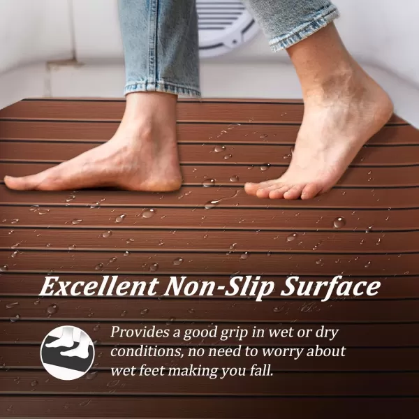 imageKXKZREN Boat Flooring EVA Foam Decking Sheet Faux Teak Marine Mat Marine Carpet Cooler Tops NonSlip SelfAdhesive Flooring for Motorboat RV Yacht Kayak Swim Platform 94quot x 47quot44quot35quot23quot16quotDark Brown With Black Seam Lines