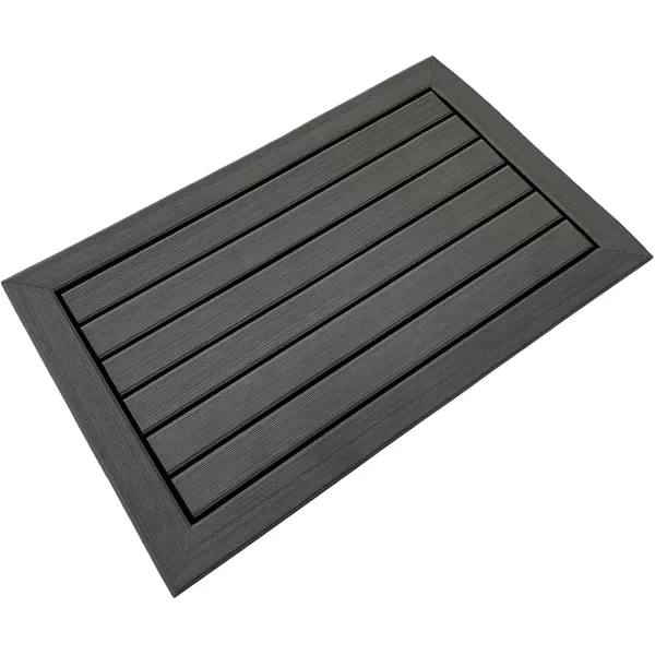 imageKXKZREN Boat Flooring EVA Foam Decking Sheet Faux Teak Marine Mat Marine Carpet Cooler Tops NonSlip SelfAdhesive Flooring for Motorboat RV Yacht Kayak Swim Platform 94quot x 47quot44quot35quot23quot16quotDark Grey With Blackborder Strip
