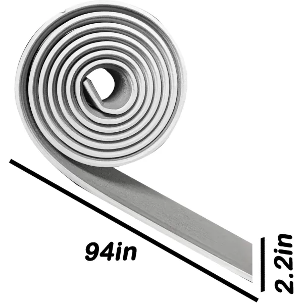 imageKXKZREN Boat Flooring EVA Foam Decking Sheet Faux Teak Marine Mat Marine Carpet Cooler Tops NonSlip SelfAdhesive Flooring for Motorboat RV Yacht Kayak Swim Platform 94quot x 47quot44quot35quot23quot16quotGrey With Whiteborder Strip