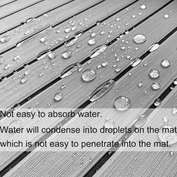 imageKXKZREN Boat Flooring EVA Foam Decking Sheet Faux Teak Marine Mat Marine Carpet Cooler Tops NonSlip SelfAdhesive Flooring for Motorboat RV Yacht Kayak Swim Platform 94quot x 47quot44quot35quot23quot16quotGrey With Black Seam Lines