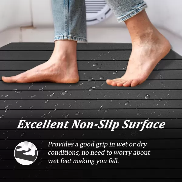 imageKXKZREN Boat Flooring EVA Foam Decking Sheet Faux Teak Marine Mat Marine Carpet Cooler Tops NonSlip SelfAdhesive Flooring for Motorboat RV Yacht Kayak Swim Platform 94quot x 47quot44quot35quot23quot16quotDark Grey With Black Seam Lines