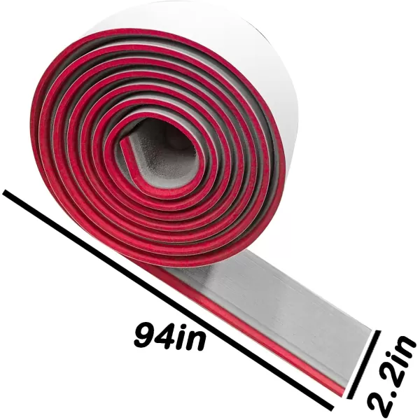 imageKXKZREN Boat Flooring EVA Foam Decking Sheet Faux Teak Marine Mat Marine Carpet Cooler Tops NonSlip SelfAdhesive Flooring for Motorboat RV Yacht Kayak Swim Platform 94quot x 47quot44quot35quot23quot16quotGrey With Redborder Strip