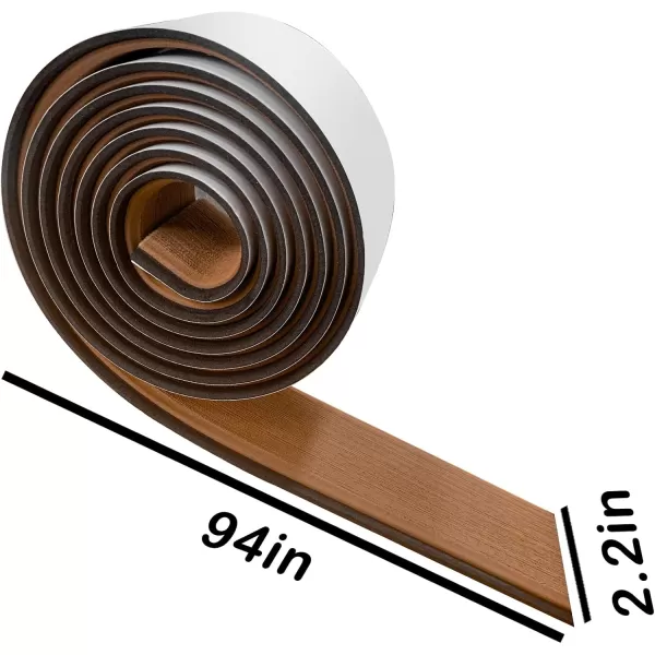 imageKXKZREN Boat Flooring EVA Foam Decking Sheet Faux Teak Marine Mat Marine Carpet Cooler Tops NonSlip SelfAdhesive Flooring for Motorboat RV Yacht Kayak Swim Platform 94quot x 47quot44quot35quot23quot16quotBrown With Blackborder Strip