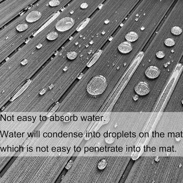imageKXKZREN Boat Flooring EVA Foam Decking Sheet Faux Teak Marine Mat Marine Carpet Cooler Tops NonSlip SelfAdhesive Flooring for Motorboat RV Yacht Kayak Swim Platform 94quot x 47quot44quot35quot23quot16quotDark Grey With Black Seam Lines