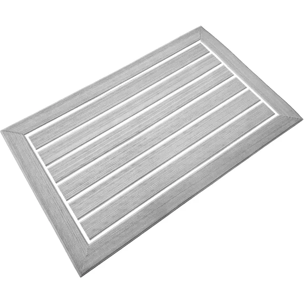imageKXKZREN Boat Flooring EVA Foam Decking Sheet Faux Teak Marine Mat Marine Carpet Cooler Tops NonSlip SelfAdhesive Flooring for Motorboat RV Yacht Kayak Swim Platform 94quot x 47quot44quot35quot23quot16quotGrey With Whiteborder Strip