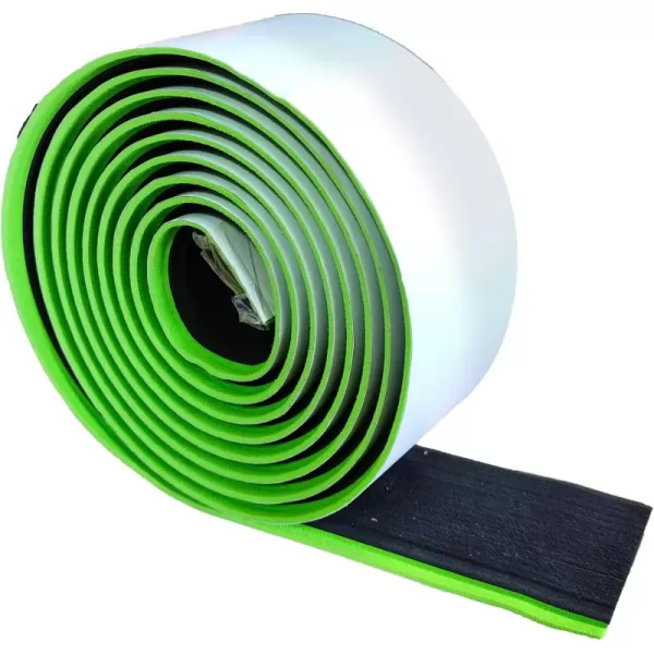 imageKXKZREN Boat Flooring EVA Foam Decking Sheet Faux Teak Marine Mat Marine Carpet Cooler Tops NonSlip SelfAdhesive Flooring for Motorboat RV Yacht Kayak Swim Platform 94quot x 47quot44quot35quot23quot16quotBlack With Greenborder Strip