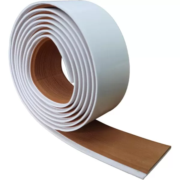 imageKXKZREN Boat Flooring EVA Foam Decking Sheet Faux Teak Marine Mat Marine Carpet Cooler Tops NonSlip SelfAdhesive Flooring for Motorboat RV Yacht Kayak Swim Platform 94quot x 47quot44quot35quot23quot16quotBrown With Whiteborder Strip