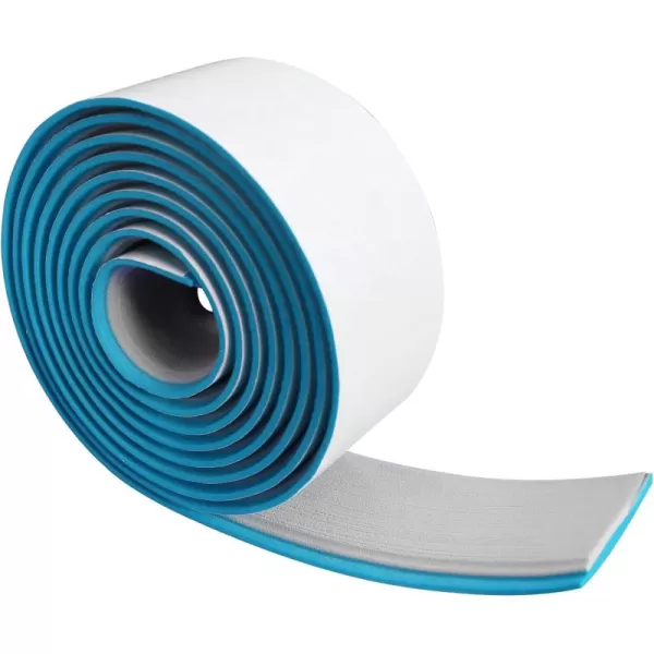 imageKXKZREN Boat Flooring EVA Foam Decking Sheet Faux Teak Marine Mat Marine Carpet Cooler Tops NonSlip SelfAdhesive Flooring for Motorboat RV Yacht Kayak Swim Platform 94quot x 47quot44quot35quot23quot16quotGrey With Blueborder Strip