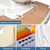 imageKXKZREN Rubber Roller for Boat Flooring Installation 4quot Rubber Brayer Glue Roller with Wooden Handle for Boat Flooring Install Stamping Printmaking Painting Wallpaper Gluing Application