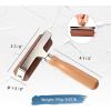 imageKXKZREN Rubber Roller for Boat Flooring Installation 4quot Rubber Brayer Glue Roller with Wooden Handle for Boat Flooring Install Stamping Printmaking Painting Wallpaper Gluing Application