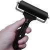 imageKXKZREN Rubber Roller for Flooring Installation 4 inch Rubber Brayer Glue Roller for Boat Flooring Install Printmaking Painting Stamping Wallpaper Gluing Application