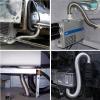 imageKXKZREN Stainless Steel Exhaust Pipe 245mm Inner Diameter Exhaust Extension Tube for Air Diesel Parking Heater Fit to 24mm Thru Hull Exhaust Tube Length 236quotLength 118 inch