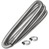 imageKXKZREN Stainless Steel Exhaust Pipe 245mm Inner Diameter Exhaust Extension Tube for Air Diesel Parking Heater Fit to 24mm Thru Hull Exhaust Tube Length 236quotLength 787 inch