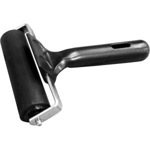 imageKXKZREN Rubber Roller for Flooring Installation 4 inch Rubber Brayer Glue Roller for Boat Flooring Install Printmaking Painting Stamping Wallpaper Gluing Application