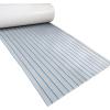 imageKXKZREN EVA Foam Boat Flooring Faux Teak Boat Decking Sheet Marine Mat NonSlip SelfAdhesive Flooring Sheet for Pontoon Motorboat RV Yacht Kayak Swimming Pool 94quot x 35quot