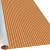 imageKXKZREN EVA Foam Boat Flooring Large Size Faux Teak Marine Boat Mat Flooring 787x787ft  59x787ft SelfAdhesive Decking Sheet for Boats Yacht Motorboat Pontoon Swim PlatformBrown with White Seam
