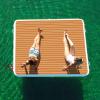 imageKXKZREN EVA Foam Boat Flooring Large Size Faux Teak Marine Boat Mat Flooring 787x787ft  59x787ft SelfAdhesive Decking Sheet for Boats Yacht Motorboat Pontoon Swim PlatformBrown with White Seam
