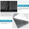 imageKXKZREN EVA Foam Boat Flooring Large Size Faux Teak Marine Boat Mat Flooring 787x787ft  59x787ft SelfAdhesive Decking Sheet for Boats Yacht Motorboat Pontoon Swim PlatformDark Grey With Black Seam
