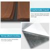 imageKXKZREN EVA Foam Boat Flooring Large Size Faux Teak Marine Boat Mat Flooring 787x787ft  59x787ft SelfAdhesive Decking Sheet for Boats Yacht Motorboat Pontoon Swim PlatformDark Brown with Black Seam