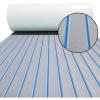 imageKXKZREN EVA Foam Boat Flooring Faux Teak Boat Decking Sheet Marine Mat NonSlip SelfAdhesive Flooring Sheet for Pontoon Motorboat RV Yacht Kayak Swimming Pool 94quot x 35quot