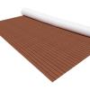 imageKXKZREN EVA Foam Boat Flooring Large Size Faux Teak Marine Boat Mat Flooring 787x787ft  59x787ft SelfAdhesive Decking Sheet for Boats Yacht Motorboat Pontoon Swim PlatformDark Brown with Black Seam
