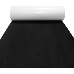 imageKXKZREN Boat Flooring EVA Foam Decking Sheet Mateials NonSlip Marine Boat Deck Carpet SelfAdhesive Comfort Floor Mats for Boat Motorboat RV Yacht Kayak Cooler TopBlack with White Backing