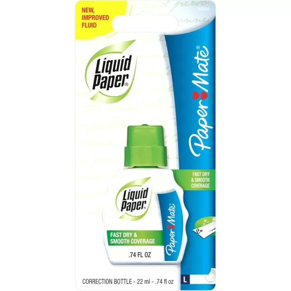 imagePaper Mate Liquid Paper Correction Fluid1 Count Pack of 1