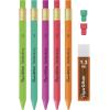 imagePaper Mate Handwriting Triangular Mechanical Pencil Set with Lead ampamp Eraser Refills 13mm Back to School Teacher Supplies Home Sketching Drafting Fun Barrel Colors 8 Count1 Count Pack of 1