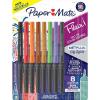imagePaper Mate Flair Metallic Felt Tip Pens City Lights Collection Glittery Assorted Colors Premium Ink 16 Count Perfect for Writing Doodling and Bullet Journaling8 Count