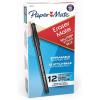 imagePaper Mate EraserMate Erasable Pen Medium Point Blue Box of 12Black