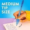 imagePaper Mate InkJoy 100RT Ballpoint Pens Medium Point 10mm Black and Blue Ink 72 Count