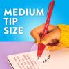 imagePaper Mate InkJoy 100RT Retractable Ballpoint Pens Medium Point Red Box of 12Red